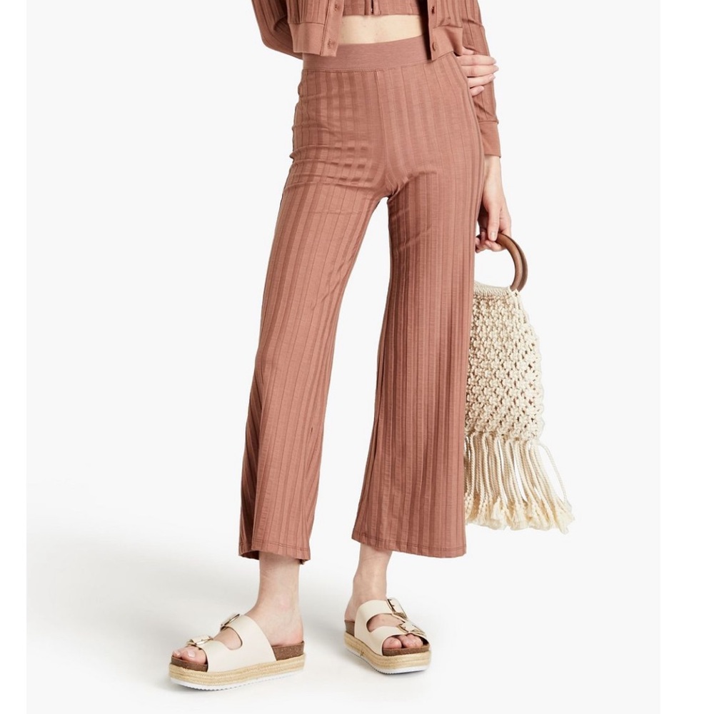 NWT Jonathan Simkhai Celia Pants, Brown, Women’s XS